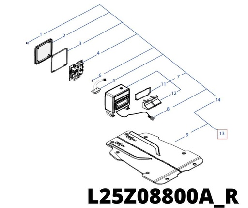 [T2L25Z08800A_R] Ladestation komplett mit Elektronik ohne Netzteil