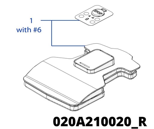 [T2020A210020_R] TECH NEXT X2 ZR Cover komplett mit Tastatur