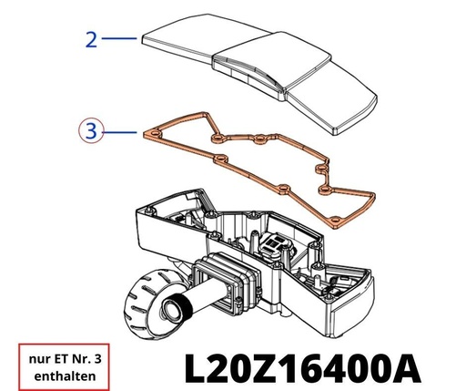 [T2L20Z16400A] TECH NEXT X2 ZR Stoßsensor Dichtung