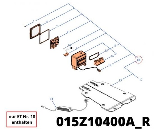 [T2015Z10400B_R] Ladekopf Transmitter D1/X2 komplett