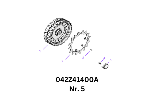 [T2042Z41400A] Radkappe für Tech LX4 / LX6 Räder
