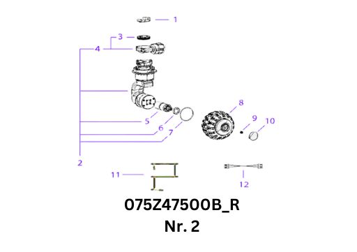 [T2075Z47500B_R] Tech Baugruppe Radmodul Next Q