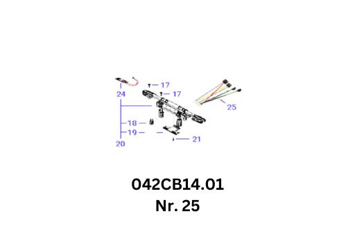 [T2042CB14.01] Kabel Bump- und Drahtsensoren Platine zu Mainboard LX6