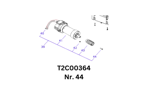[T2C00364] TECH Schraube für X4 und X6 Antriebsmotor Hexagon Befestigung