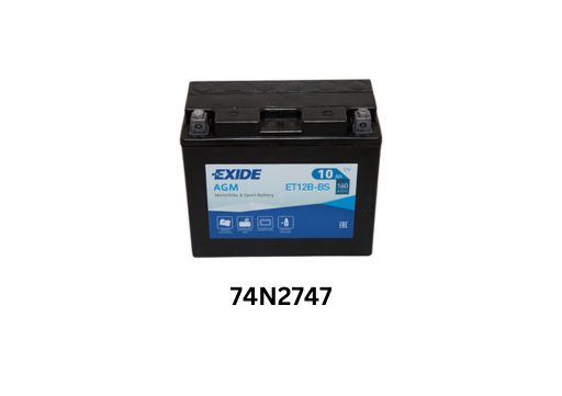 [74N2747] Batterie 12V 10Ah für Spider Cross Line