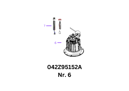 [T2042Z95152A] Mähmotor Tech LX4 mit elektr. Schnitthöhenverstellung