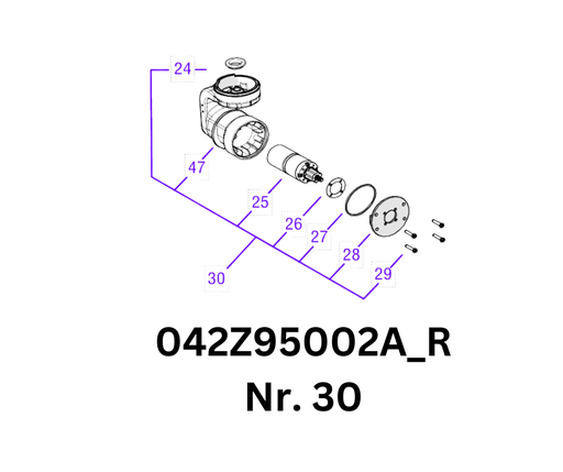 [T2042Z95002A_R] 4WD Front Antreibsarm komplett inkl. Antriebsmotor