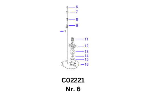 [T2C02221] Schraube TECH LX4 4WD, TECH LX6 4WD