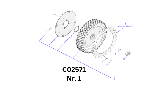 [T2C02571] Torx Schraube 4x20 TECH LX4 4WD  