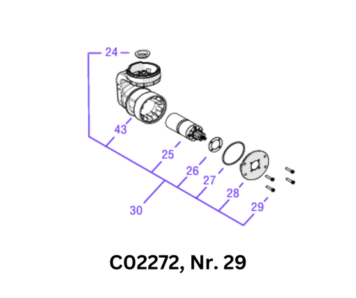 [T2C02272] Schraube TECH LX4 RTK, LX4 4WD, TECH LX6 4WD