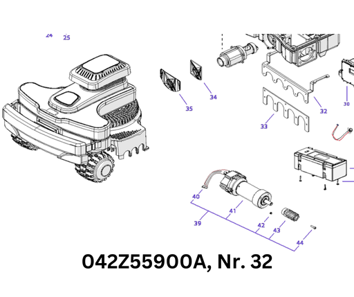 [T2042Z55900A] Metall Messerschutz TECH LX4 4WD, TECH LX6 4WD