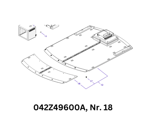 [T2042Z49600A] Ladestation Verlängergung TECH LX4 RTK, TECH LX4 4WD, TECH LX6 4WD, QUAD