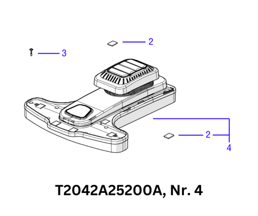 [T2042A25200A] Kurbelgehäuse vorne TECH LX6 4WD, LX4 4WD, NEXT TECH LX4 RTK