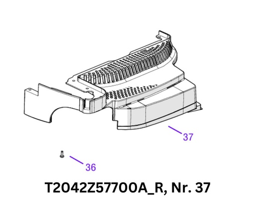 [T2042Z57700A_R] Klingenschutz  für TECH LX6 4WD, LX4 4WD, LX4 RTK